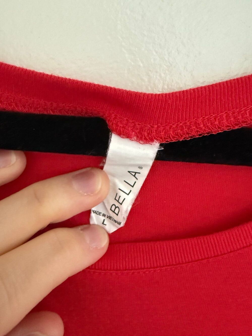 Bella-canvas Women's Red T-shirt - Picture 4 of 5